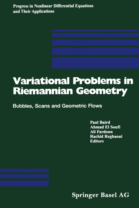 Variational Problems in Riemannian Geometry