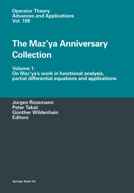 The Maz’ya Anniversary Collection