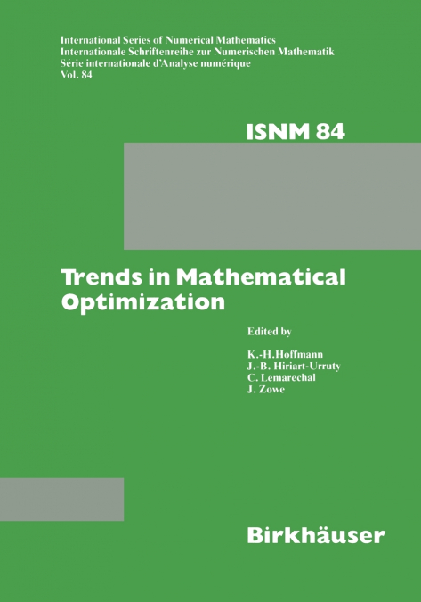 Trends in Mathematical Optimization