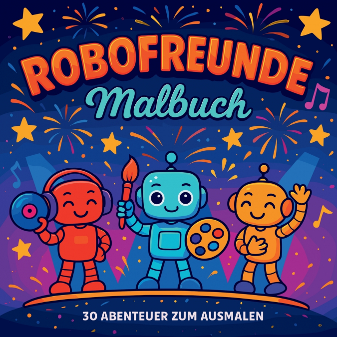 RoboFreunde - Malbuch