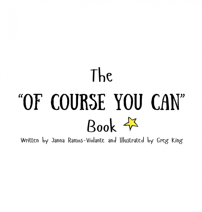 The 'Of Course You Can' Book