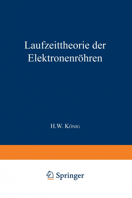 Laufzeittheorie Der Elektronenrohren