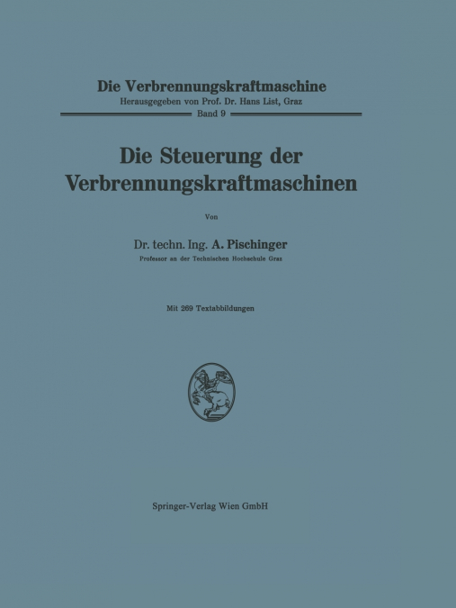 Die Steuerung Der Verbrennungskraftmaschinen
