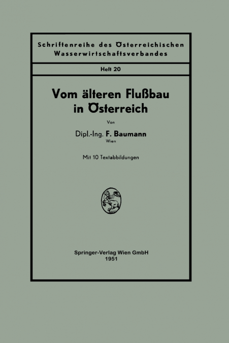 Vom Alteren Flussbau in Osterreich