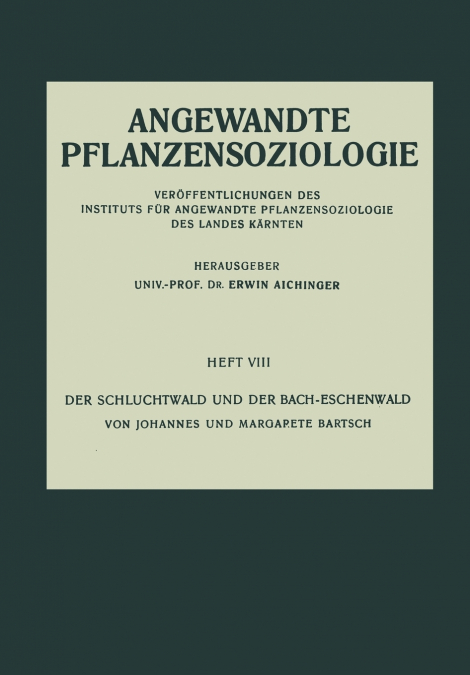 Der Schluchtwald Und Der Bach-Eschenwald