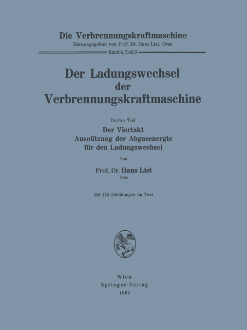 Der Ladungswechsel Der Verbrennungskraftmaschine