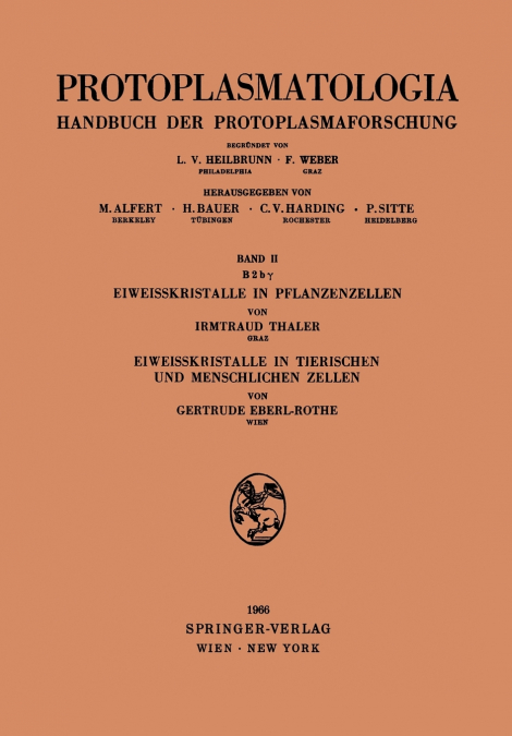 Eiweisskristalle in Pflanzenzellen. Eiweisskristalle in tierischen und menschlichen Zellen
