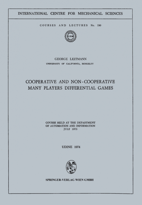 Cooperative and Non-Cooperative Many Players Differential Games