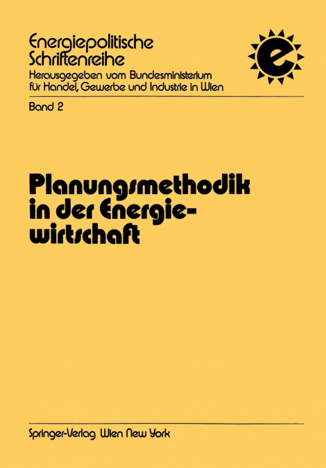 Planungsmethodik in der Energiewirtschaft