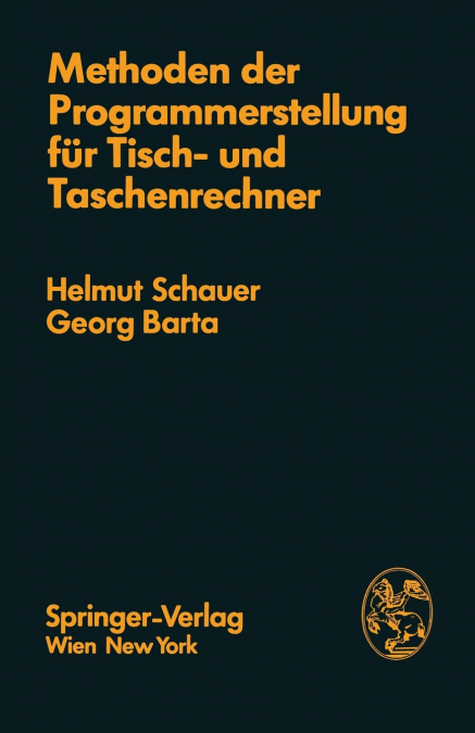 Methoden Der Programmerstellung Fur Tisch- Und Taschenrechner