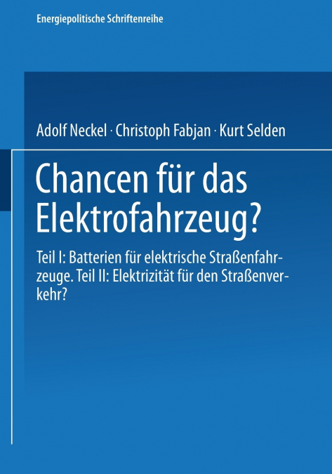 Chancen Fur Das Elektrofahrzeug?