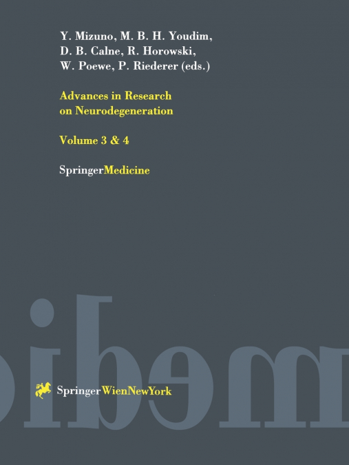 Advances in Research on Neurodegeneration