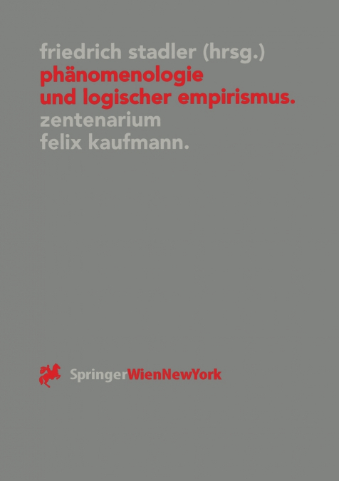 PH Nomenologie Und Logischer Empirismus
