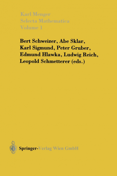 Selecta Mathematica I