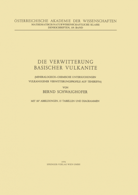 Die Verwitterung Basischer Vulkanite