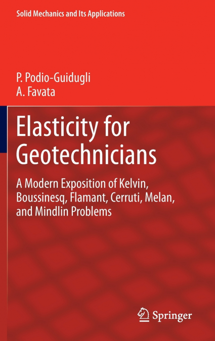 Elasticity for Geotechnicians
