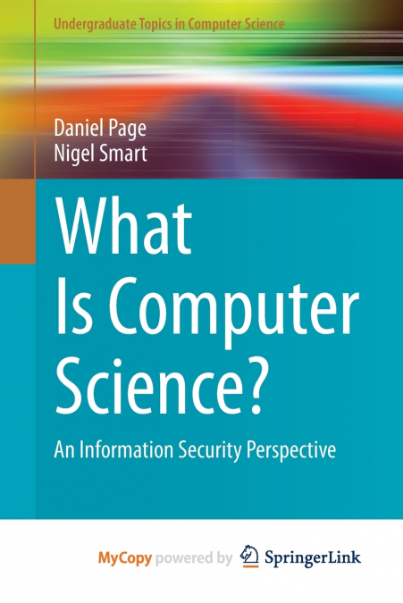 What Is Computer Science?