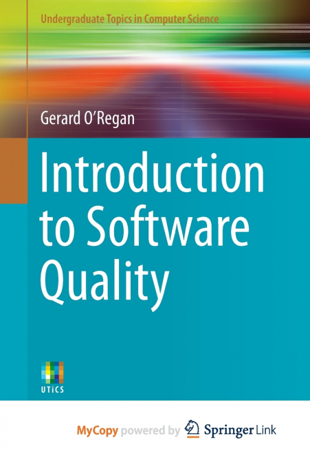 Introduction to Software Quality