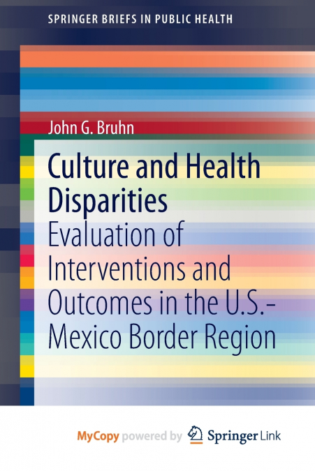 Culture and Health Disparities