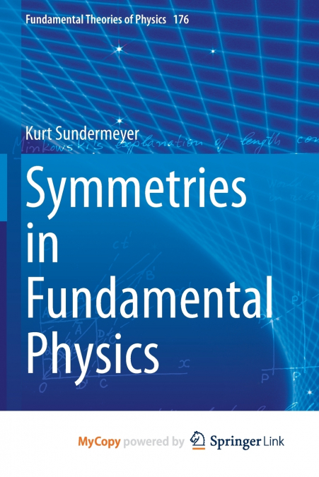 Symmetries in Fundamental Physics