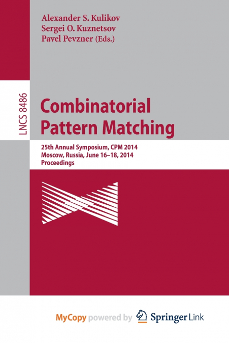 Combinatorial Pattern Matching
