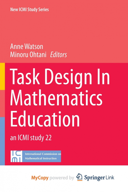 Task Design In Mathematics Education