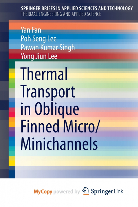 Thermal Transport in Oblique Finned Micro/Minichannels