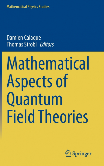 Mathematical Aspects of Quantum Field Theories