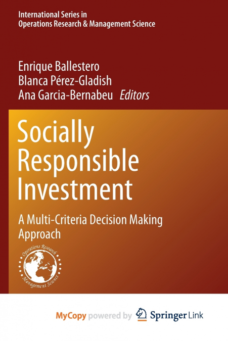 Socially Responsible Investment