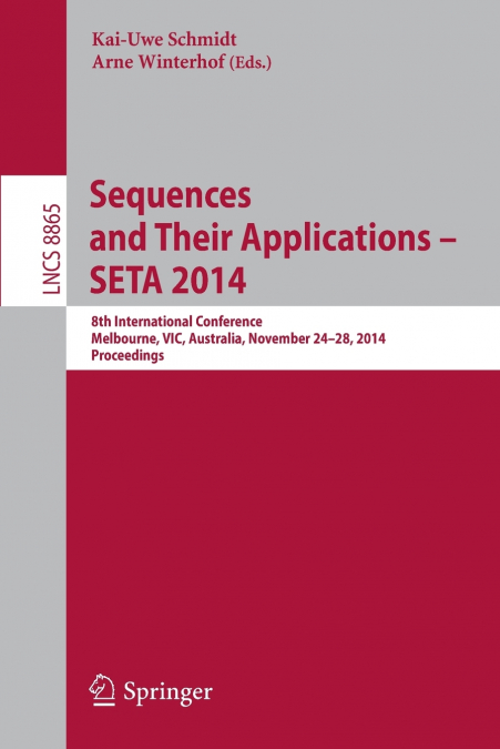 Sequences and Their Applications - SETA 2014