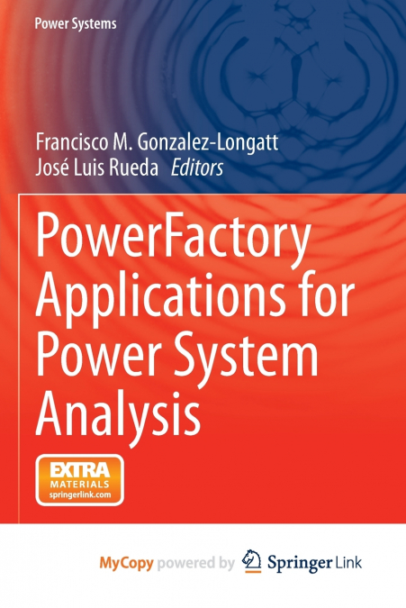 PowerFactory Applications for Power System Analysis
