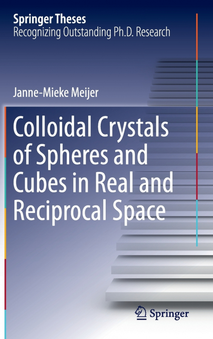 Colloidal Crystals of Spheres and Cubes in Real and Reciprocal Space