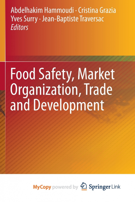 Food Safety, Market Organization, Trade and Development