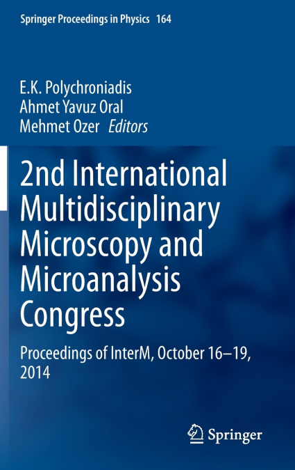 2nd International Multidisciplinary Microscopy and Microanalysis Congress