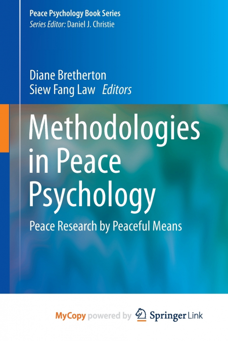 Methodologies in Peace Psychology