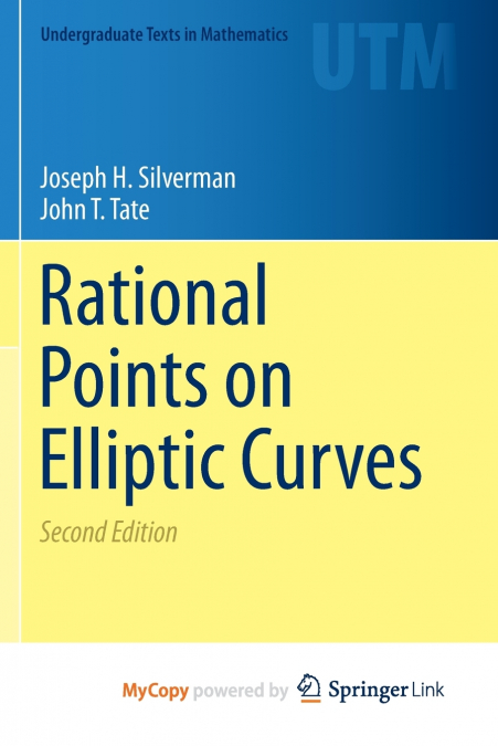 Rational Points on Elliptic Curves