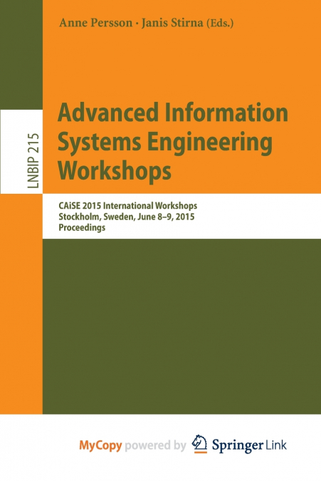 Advanced Information Systems Engineering Workshops