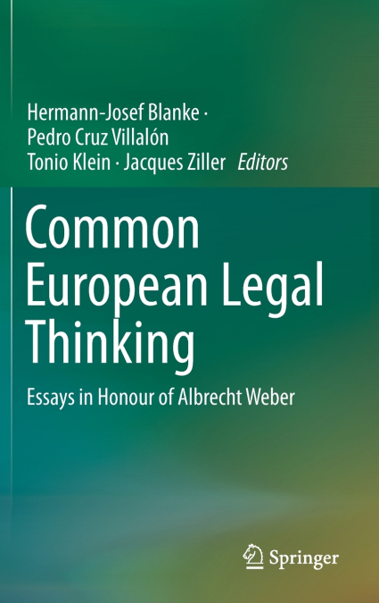 Common European Legal Thinking