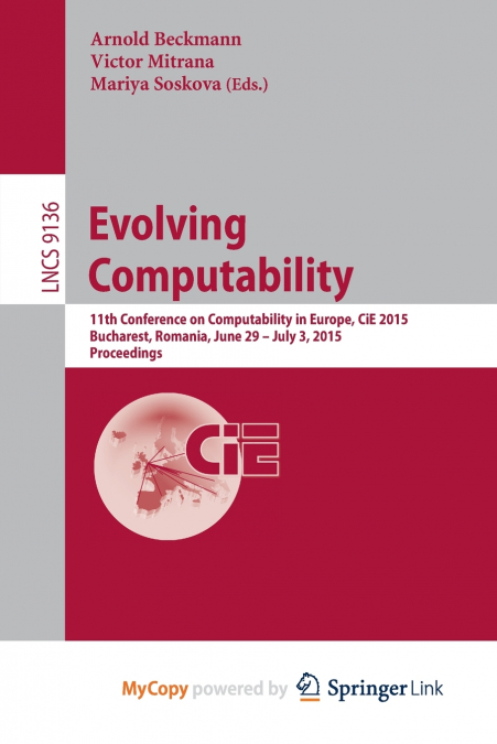 Evolving Computability