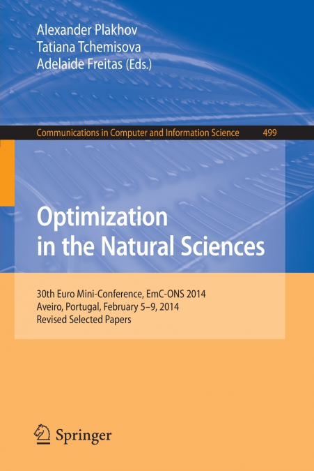 Optimization in the Natural Sciences