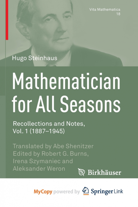 Mathematician for All Seasons
