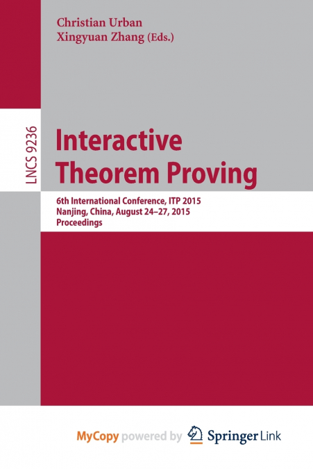 Interactive Theorem Proving