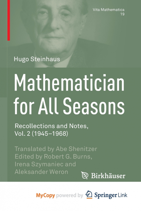 Mathematician for All Seasons