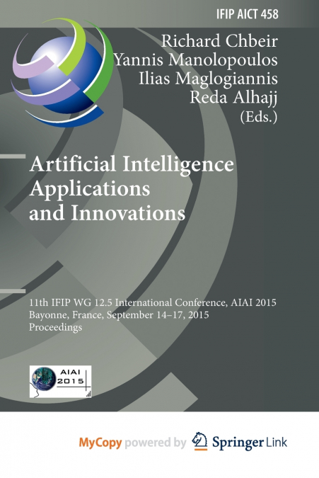 Artificial Intelligence Applications and Innovations
