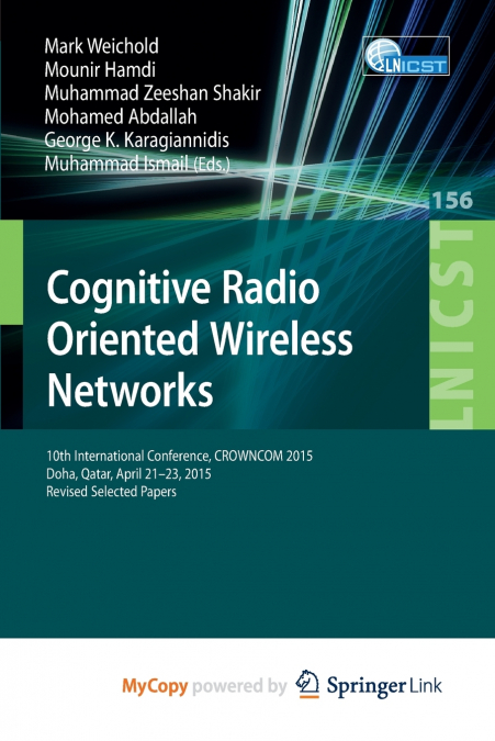 Cognitive Radio Oriented Wireless Networks