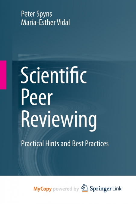 Scientific Peer Reviewing