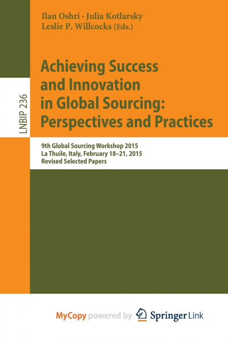 Achieving Success and Innovation in Global Sourcing