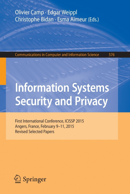 Information Systems Security and Privacy