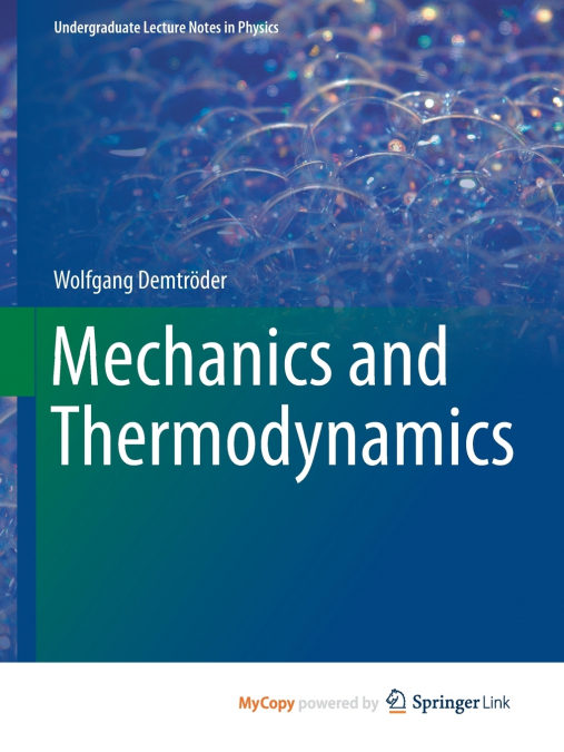 Mechanics and Thermodynamics