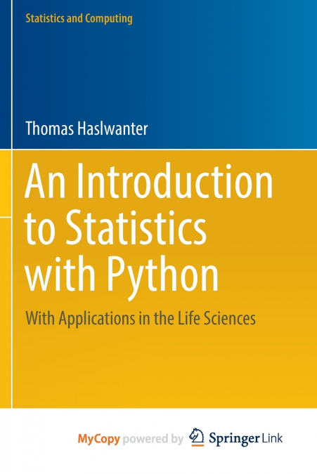 An Introduction to Statistics with Python